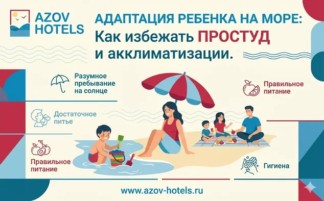 Адаптация ребенка на море: как избежать простуд и акклиматизации. Адаптация ребенка на море: как избежать простуд и акклиматизации.